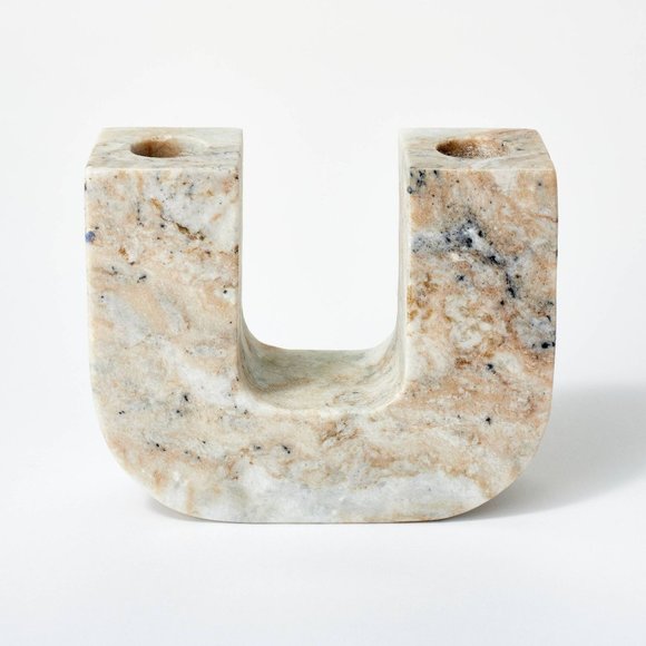 Studio McGee Other - Marble Taper Candle Holder - Threshold Studio McGee - Target Fall 2022‎
